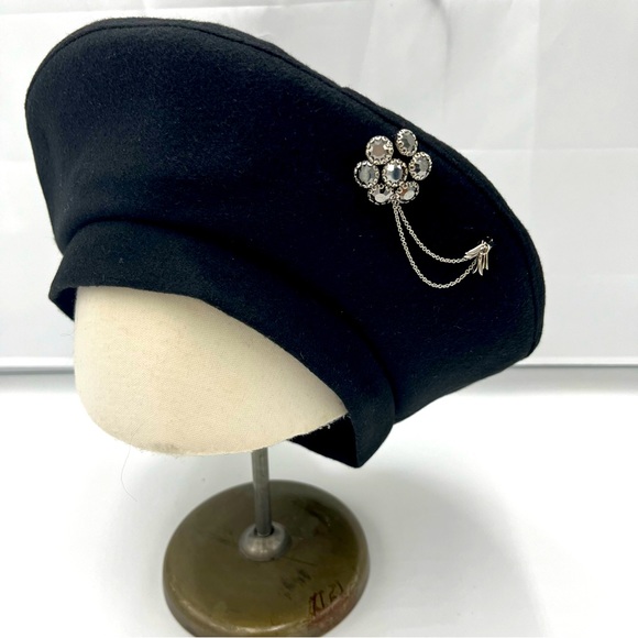 French Beret/French Hat/ Fall Hat/Winter Hat Hand Made - Picture 1 of 8